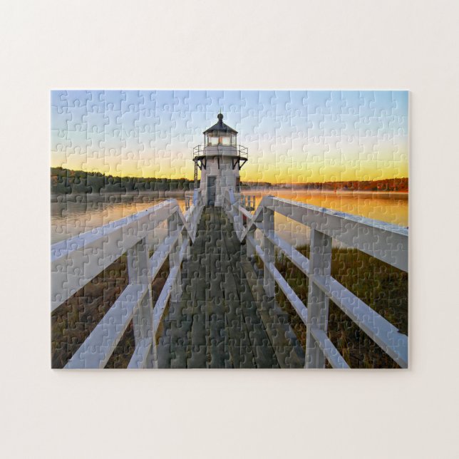 Puzzle Phare de point de doublement, île d'Arrowsic, (Horizontal)