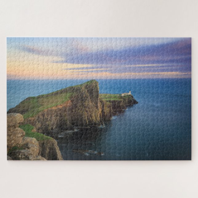 Puzzle Phare de point de Neist sur Skye au coucher du (Horizontal)