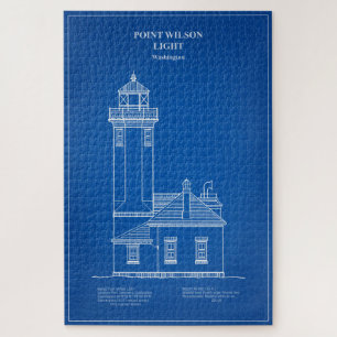 Puzzle Phare de Point Wilson - Washington - AD