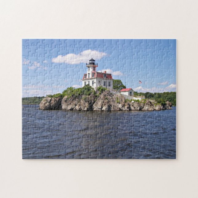 Puzzle Phare de Pomham Rocks, Rhode Island (Horizontal)