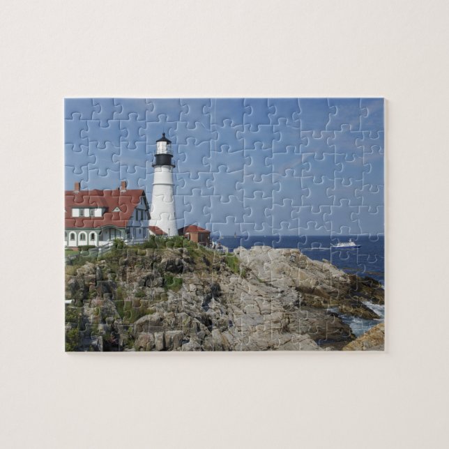 Puzzle Phare de Portland Head, Cape Elizabeth, Maine, (Horizontal)