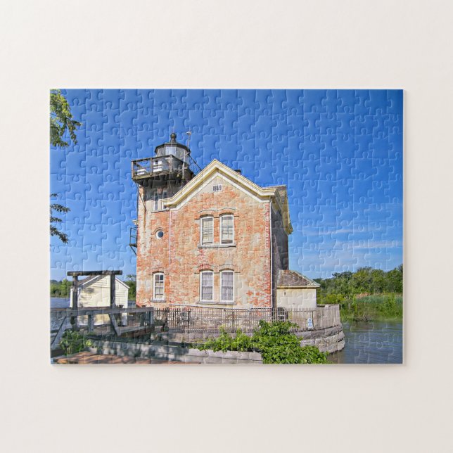Puzzle Phare de Saugerties, le fleuve Hudson New York (Horizontal)