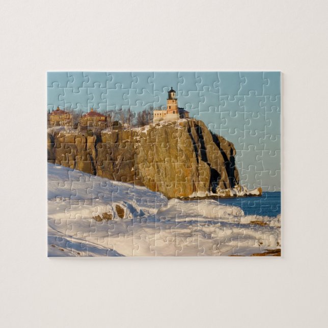 Puzzle Phare de Split Rock sur le lac (Horizontal)