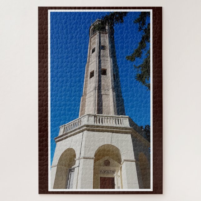 Puzzle Phare de Volta Brunate Lac de Côme Italie (Vertical)