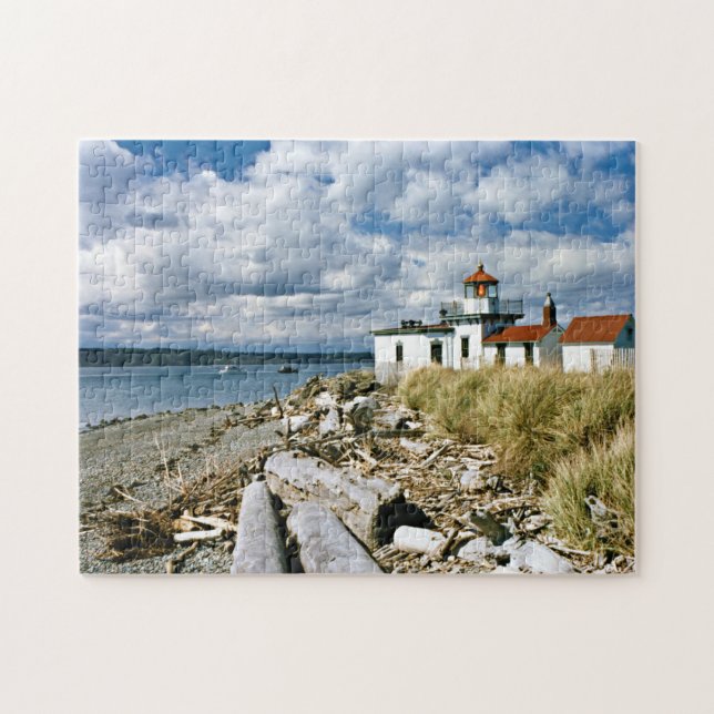 Puzzle Phare de West Point, Seattle Washington (Horizontal)