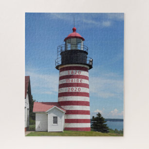 Puzzle Phare de West Quoddy Lubec Maine Bicenntententen