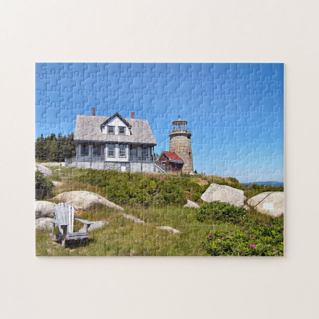 Puzzle Phare de Whitehead Island, Maine (Horizontal)