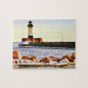 Puzzle Phare d'hiver, Duluth Minnesota