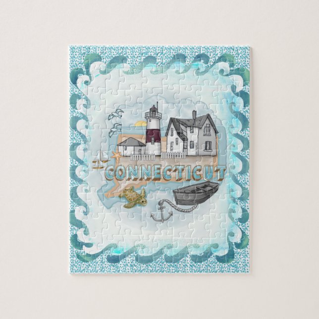 Puzzle Phare du Connecticut (Vertical)