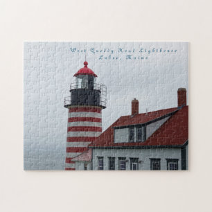 Puzzle Phare du Maine Ouest Quoddy Head Lubec