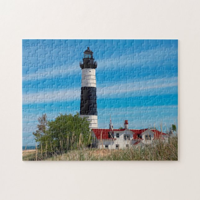 Puzzle Phare du Michigan. (Horizontal)