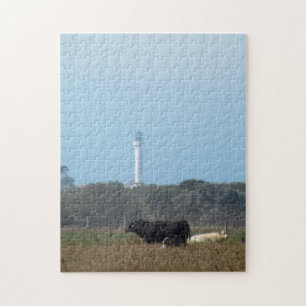 Puzzle - Phare et vaches