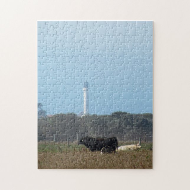 Puzzle - Phare et vaches (Vertical)
