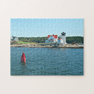 Puzzle Phare principal de Hendricks, île Maine de