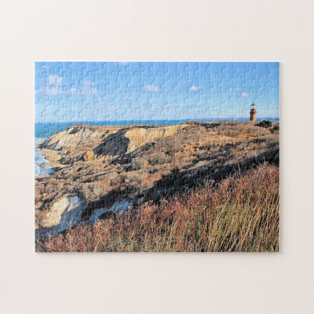 Puzzle Phare principal gai, Martha's Vineyard mA (Horizontal)