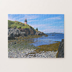 Puzzle Phare principal occidental de Quoddy, Lubec Maine