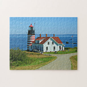 Puzzle Phare principal occidental de Quoddy, Lubec Maine