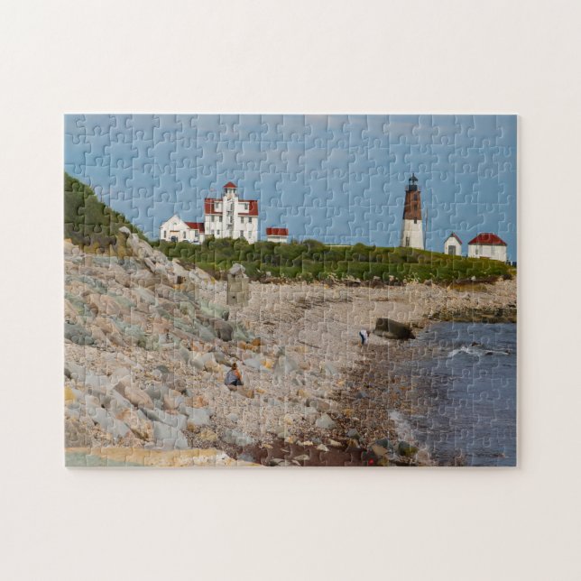 Puzzle Phare Rhode Island. (Horizontal)