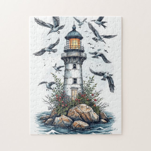 Puzzle Phare vintage (Vertical)