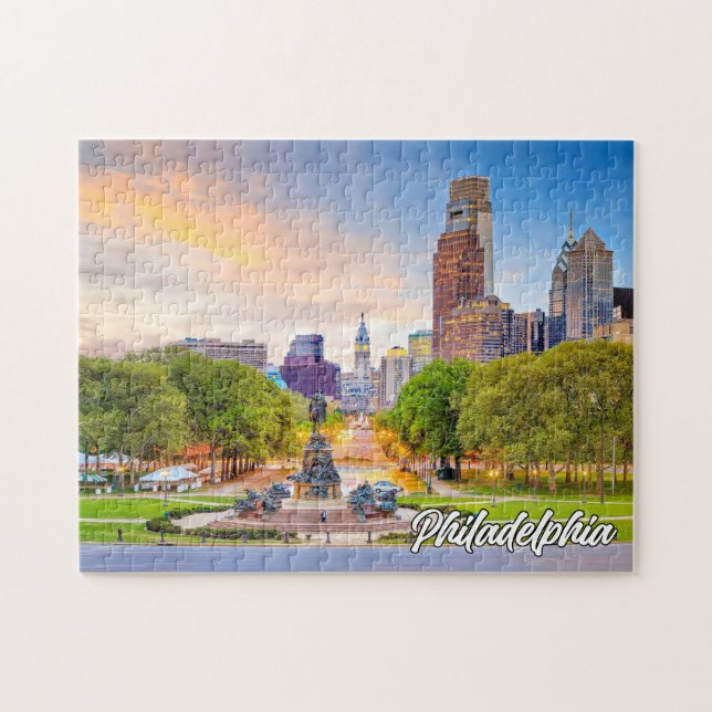 Puzzle Philadelphie historique, Pennsylvanie, USA (Horizontal)