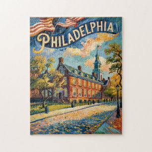 Puzzle Philadelphie Pennsylvanie États-Unis Van Gogh Voya