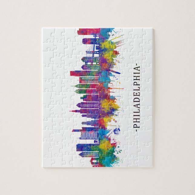 Puzzle Philadelphie Pennsylvanie Skyline (Vertical)