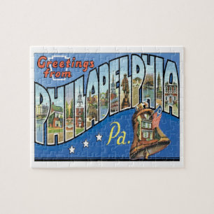 Puzzle Philadelphie Pennsylvanie Vintage voyage