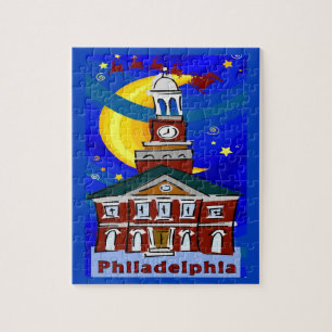Puzzle Philadelphie style Noël