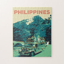 Philippines, Jeepney in Luzon, cordillère centrale