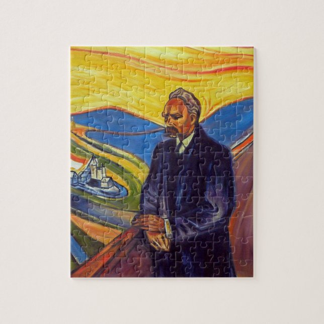 Puzzle Philosophe Friedrich Nietzsche (par Edvard Munch) (Vertical)