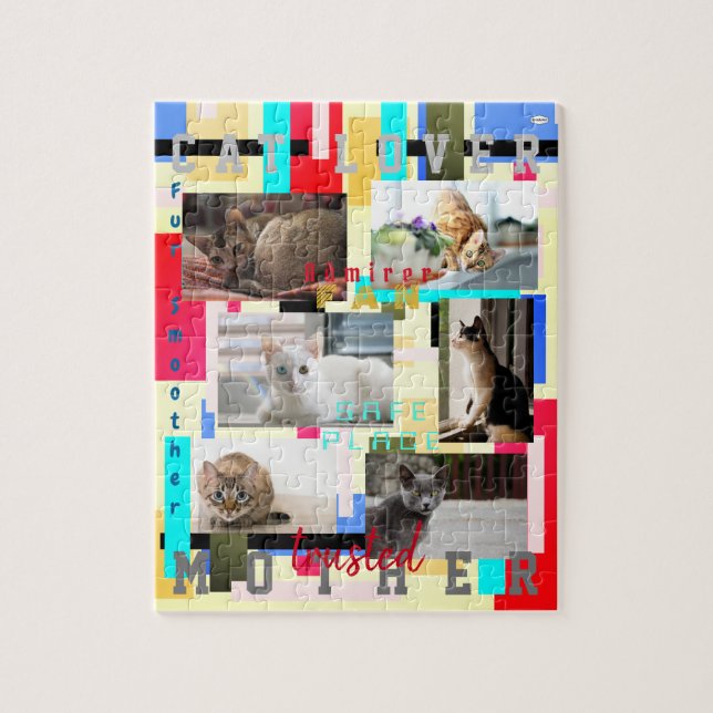 Puzzle photo AMOUREUX DES CHATS HAMbWG (Vertical)