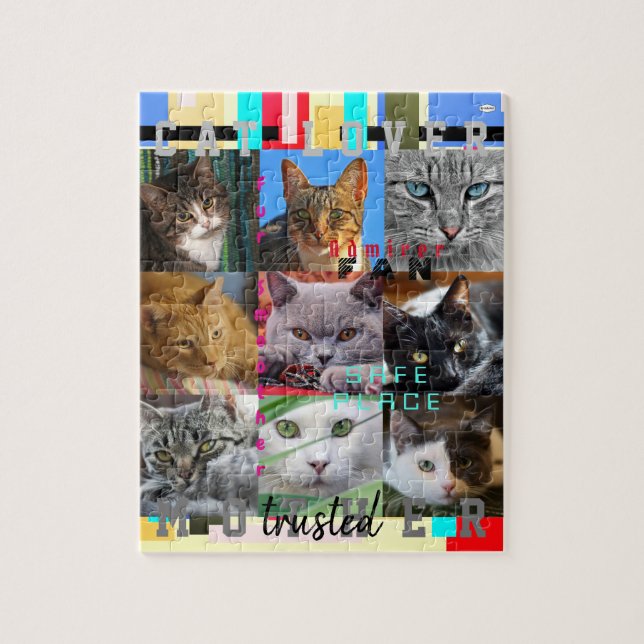 Puzzle photo AMOUREUX DES CHATS HAMbWG (Vertical)
