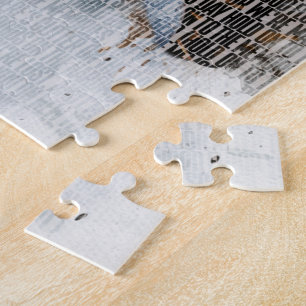 Puzzle Photo aquarelle personnalisée de Word Art. par Wor