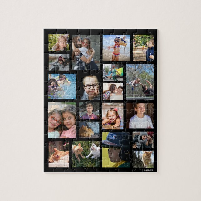 Puzzle photo avec 20 Modèles - HAMbWG (Vertical)