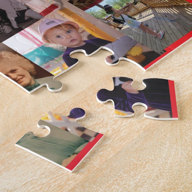 Puzzle photo-cadeau de famille (Côté)