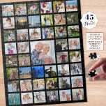 Puzzle Photo Collage 45 images noir<br><div class="desc">Photo Collage 45 Photos Puzzle Noir. Créez un cadeau unique et mémorable d'une collection de 45 photos pour un cadeau avec des heures de plaisir encore et encore ou créez un mur de conservation suspendu en collant le puzzle ensemble après l'achèvement. Idéal pour les cadeaux d'anniversaire et de grand-parent, anniversaires...</div>