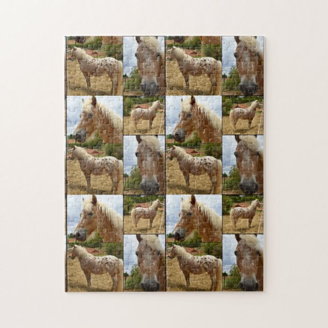Puzzle Photo Collage d'Appaloosa Horses (Vertical)