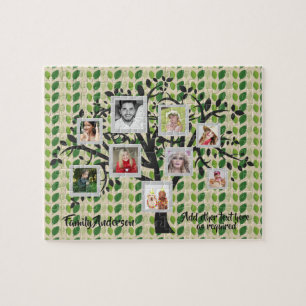 Puzzle Photo Collage Family Tree Modèle Personnalisé 2