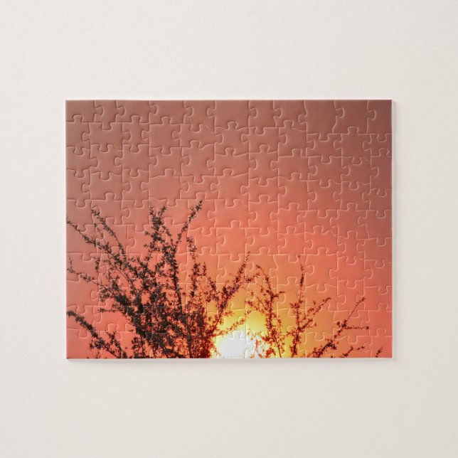 Puzzle photo coucher de soleil (Horizontal)