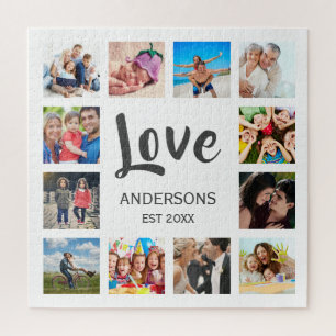 Puzzle Photo Custom Family Collage Personnalité de White