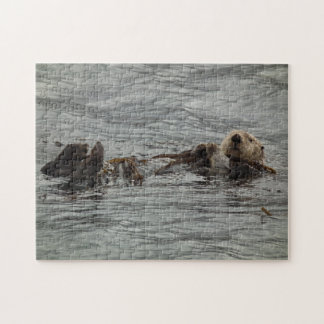 Puzzle Photo d'Alaska de loutre de mer