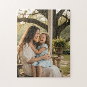 Puzzle Photo d'amour mère fille cadeau de fête des mères