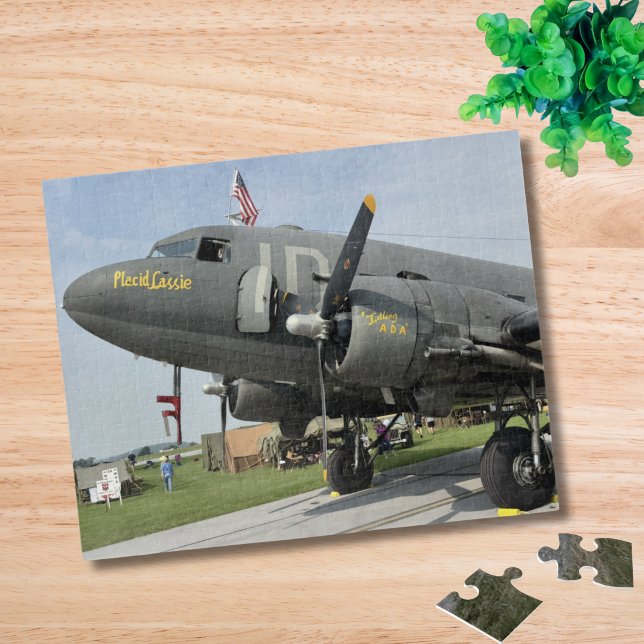 Puzzle Photo d'avion vintage pour l'anniversaire du pilot (Créateur téléchargé)