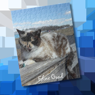 Puzzle Photo de chat, soirée en famille, cadeau personnal