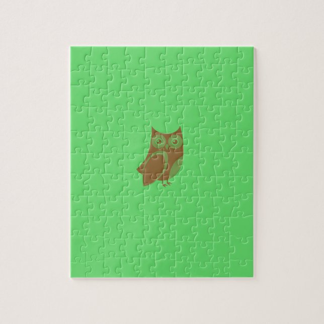 Puzzle photo de Chouette Brown (Vertical)