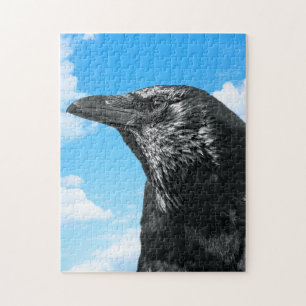 Puzzle Photo de Corbeau des oiseaux noirs