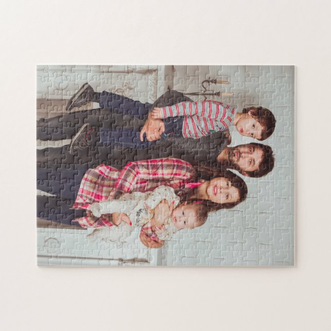 Puzzle Photo de famille personnalisée (Horizontal)