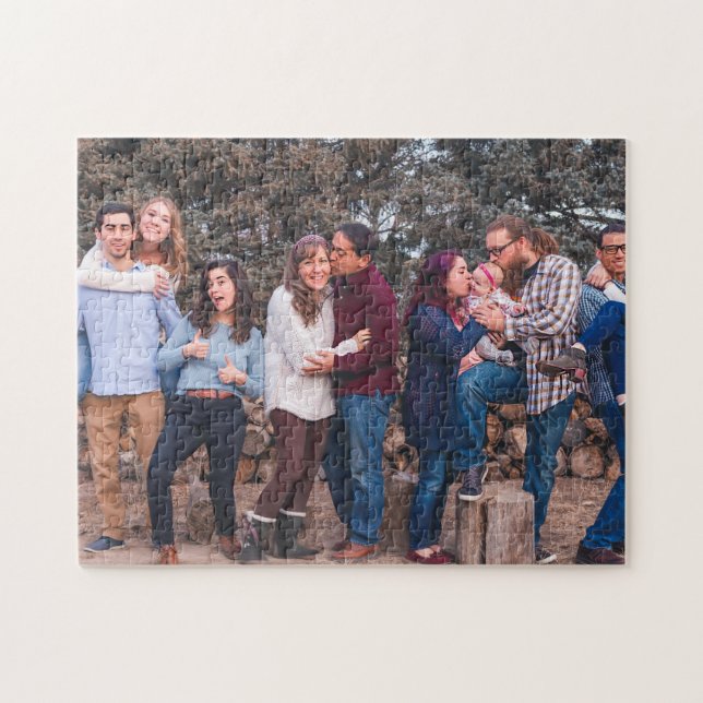 Puzzle Photo de famille personnalisée (Horizontal)