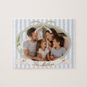 Puzzle Photo de famille rayée Prépa personnalisée, Nom &
