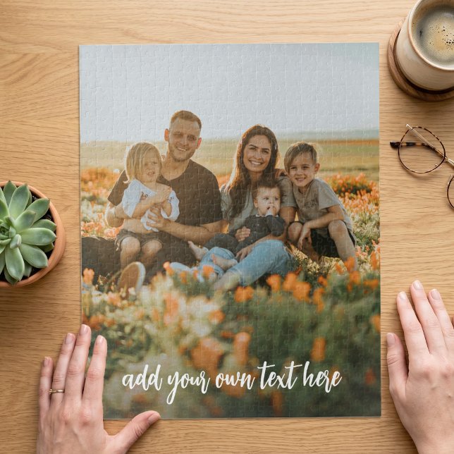 Puzzle Photo de famille simple moderne (Créateur téléchargé)